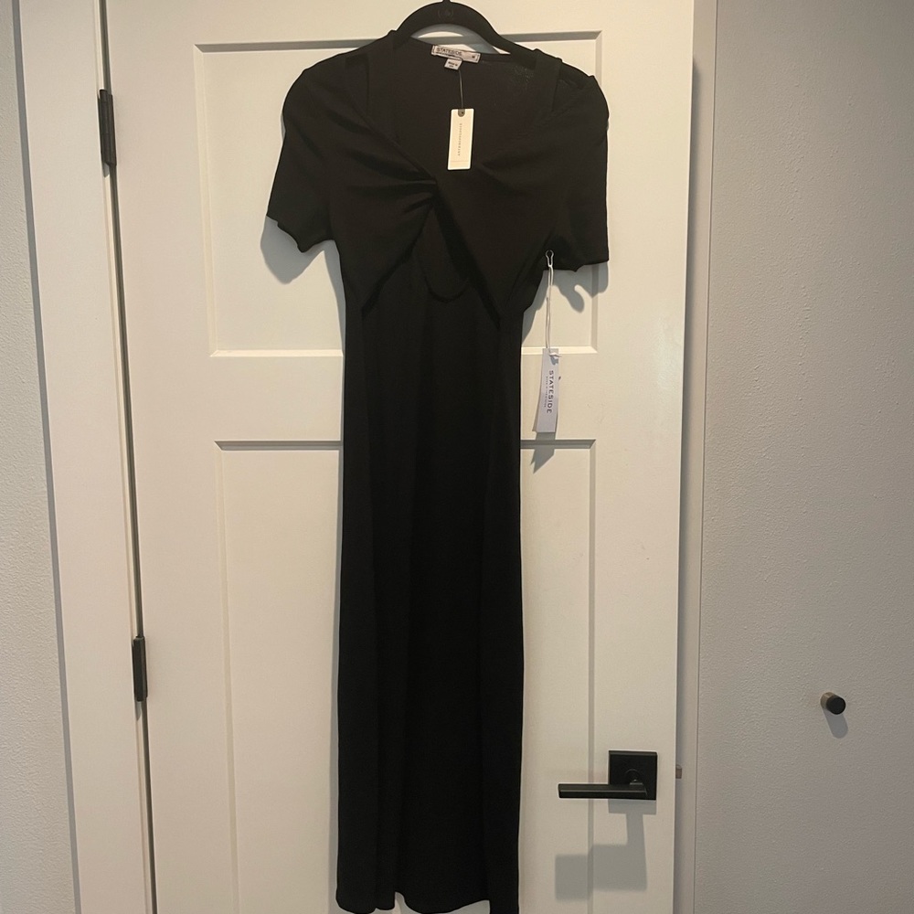 Anthropologie Stateside Ribbed Bodycon Midi Dress